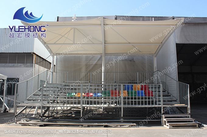 企業內展廳樣板膜結構看臺